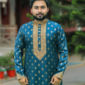 সী-গ্রীন কালার পাঞ্জাবী